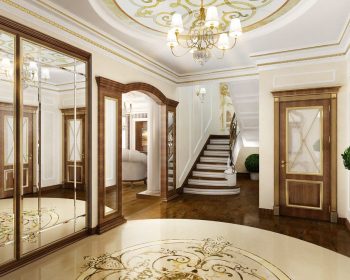 Design of apartments in Kiev Vozdvizhenka elegant classic